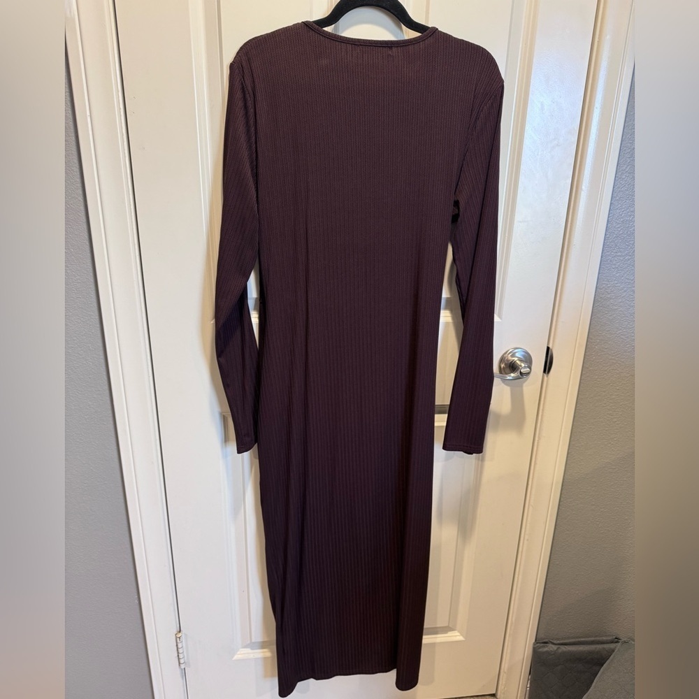 Elegant Brown Dress size XL - Picture 2 of 3